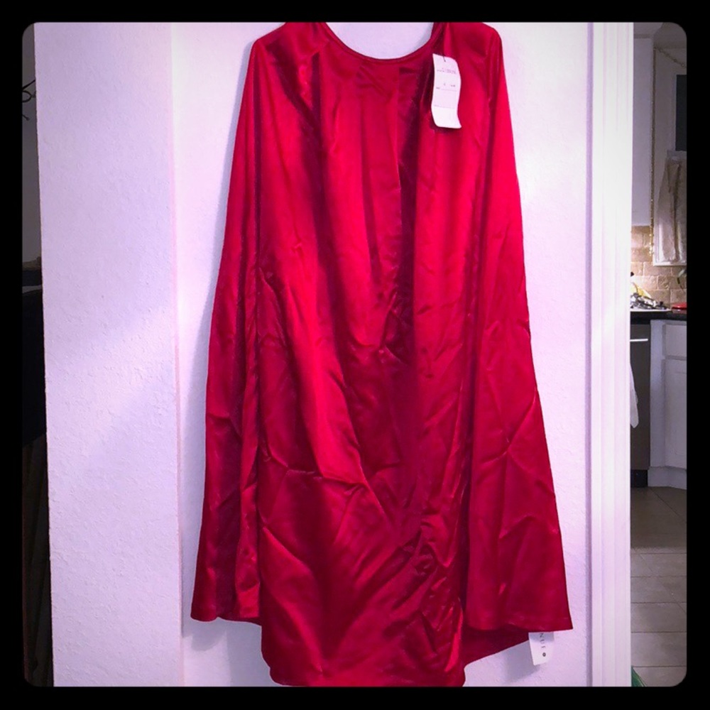 New w/tags bright cherry red full-length skirt 🍒